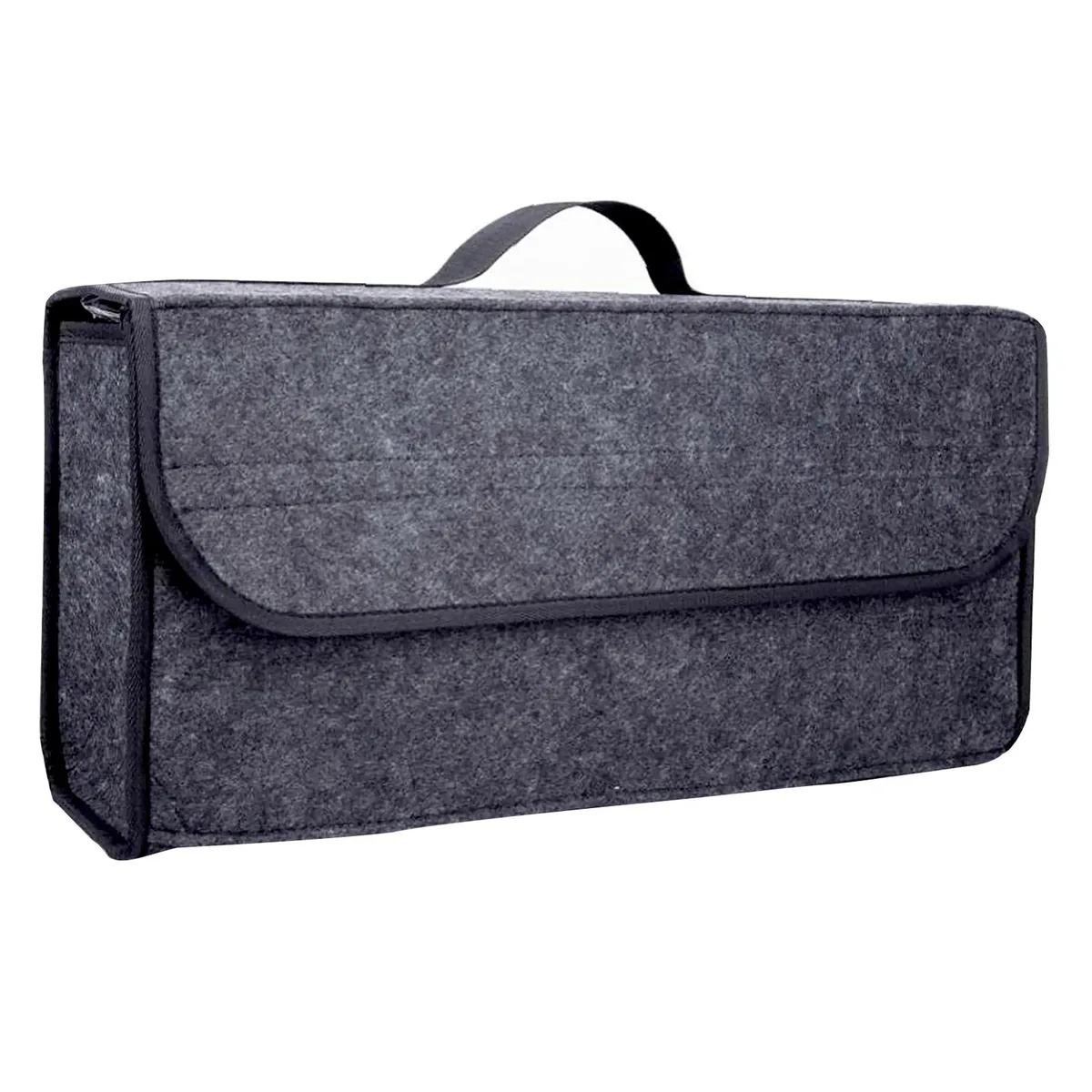 sac de rangement antidérapant pour coffre de voiture, grande boîte en feutre, accessoire