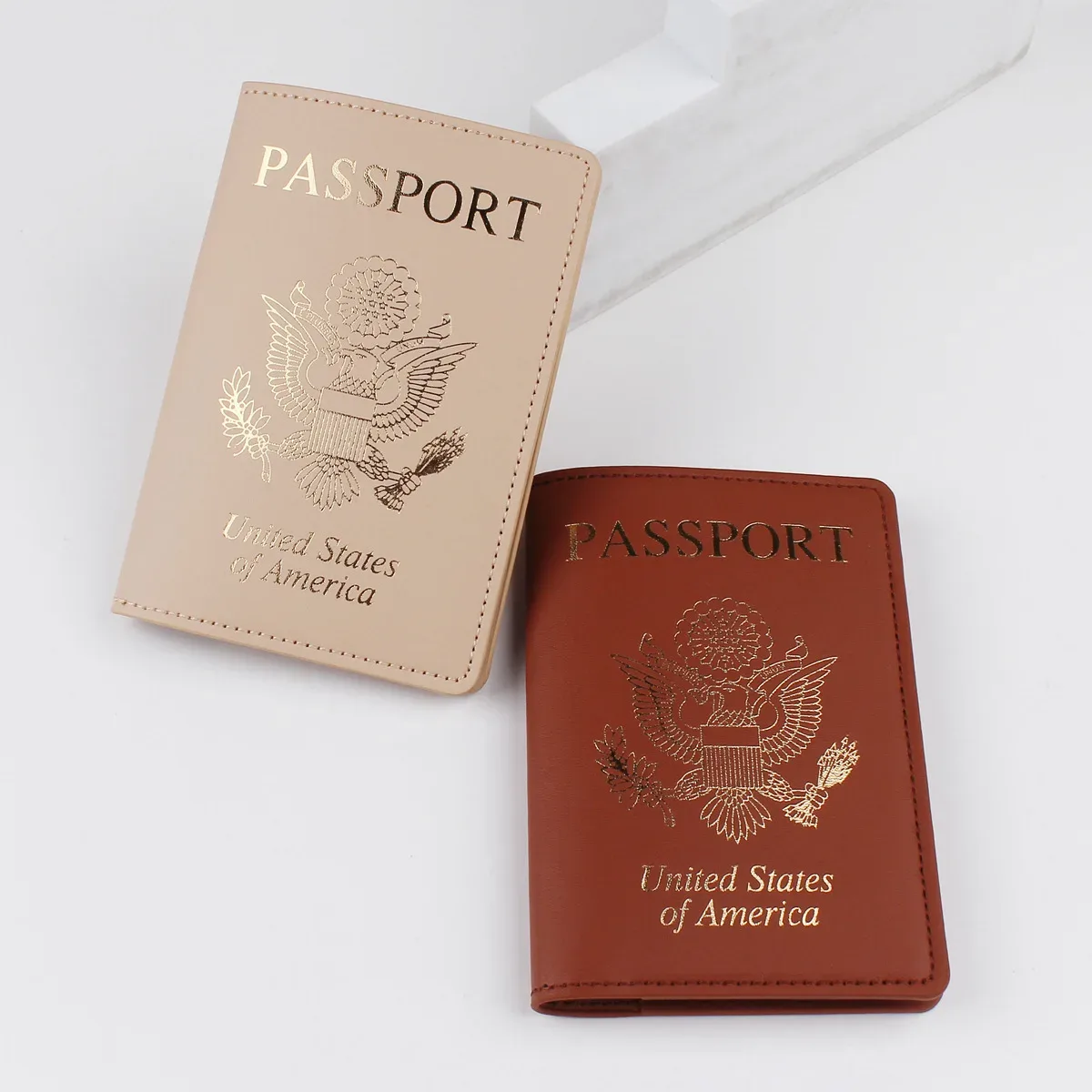 porte-passeport pour femmes et hommes, portefeuille de voyage en cuir pu de qualité supérieure, housse de passeport