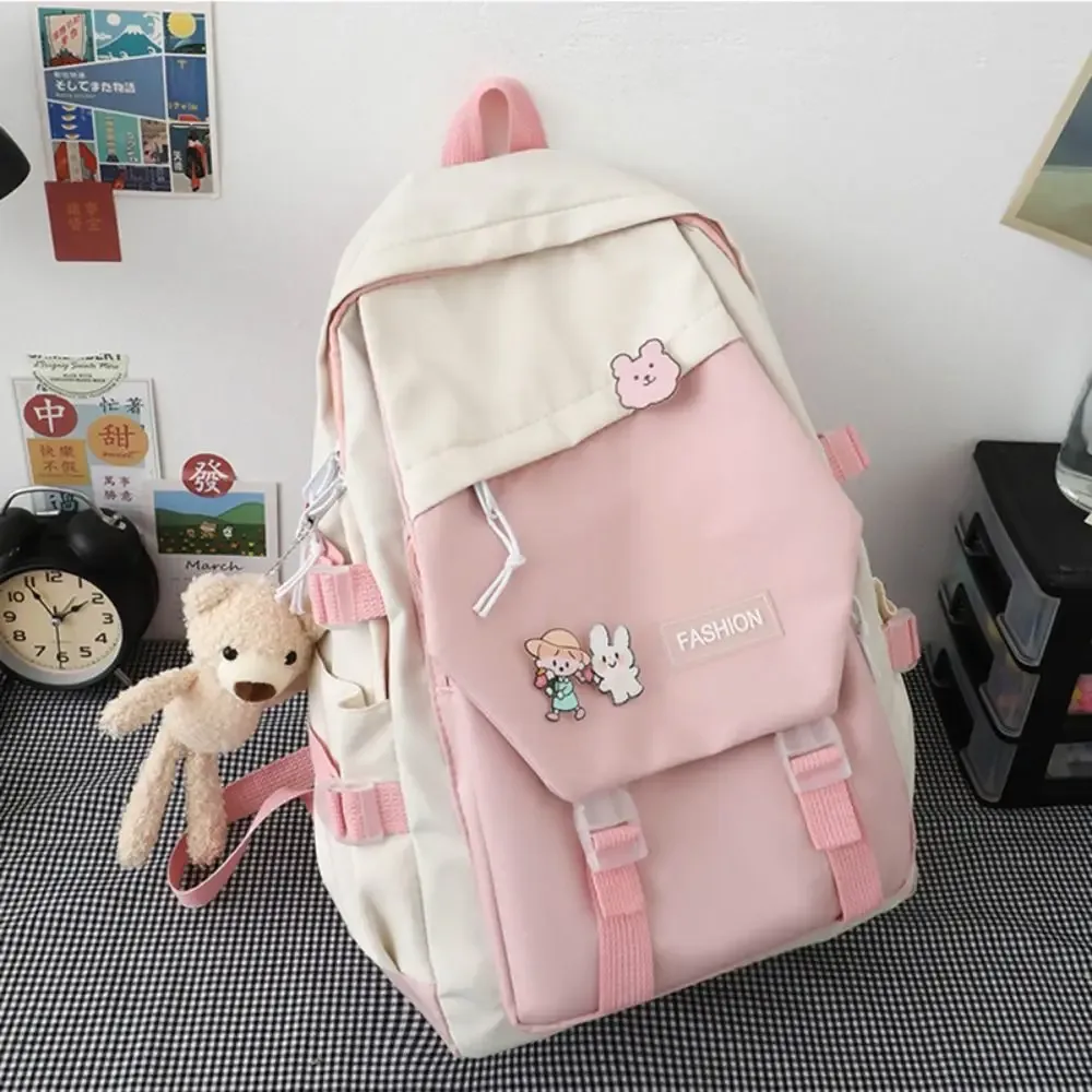 sac à dos multifonctionnel imperméable en nylon, grande capacité, sac d'université, sac de voyage