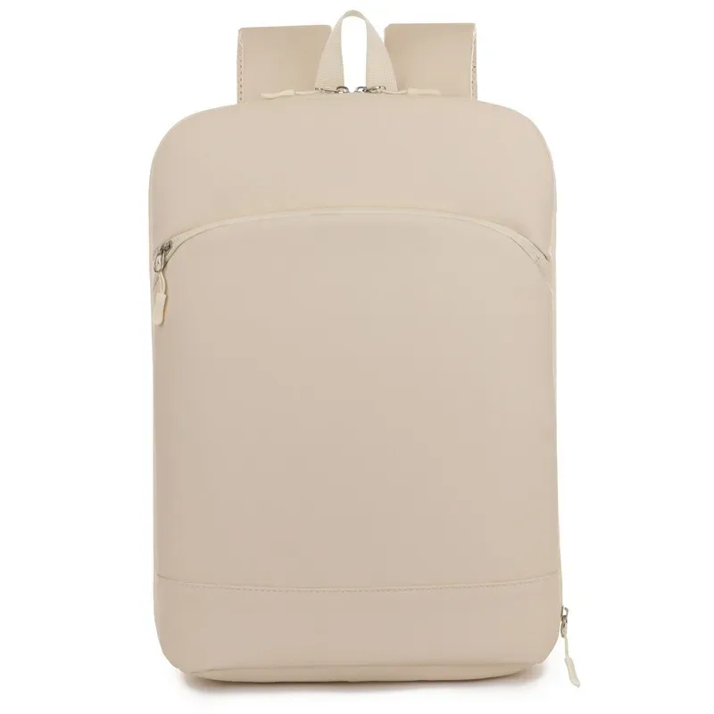 sac à dos léger pour hommes, couleur unie, extensible, pour affaires, fermeture éclair durable, multi-compartiments, maintien parfait, 1 pièce
