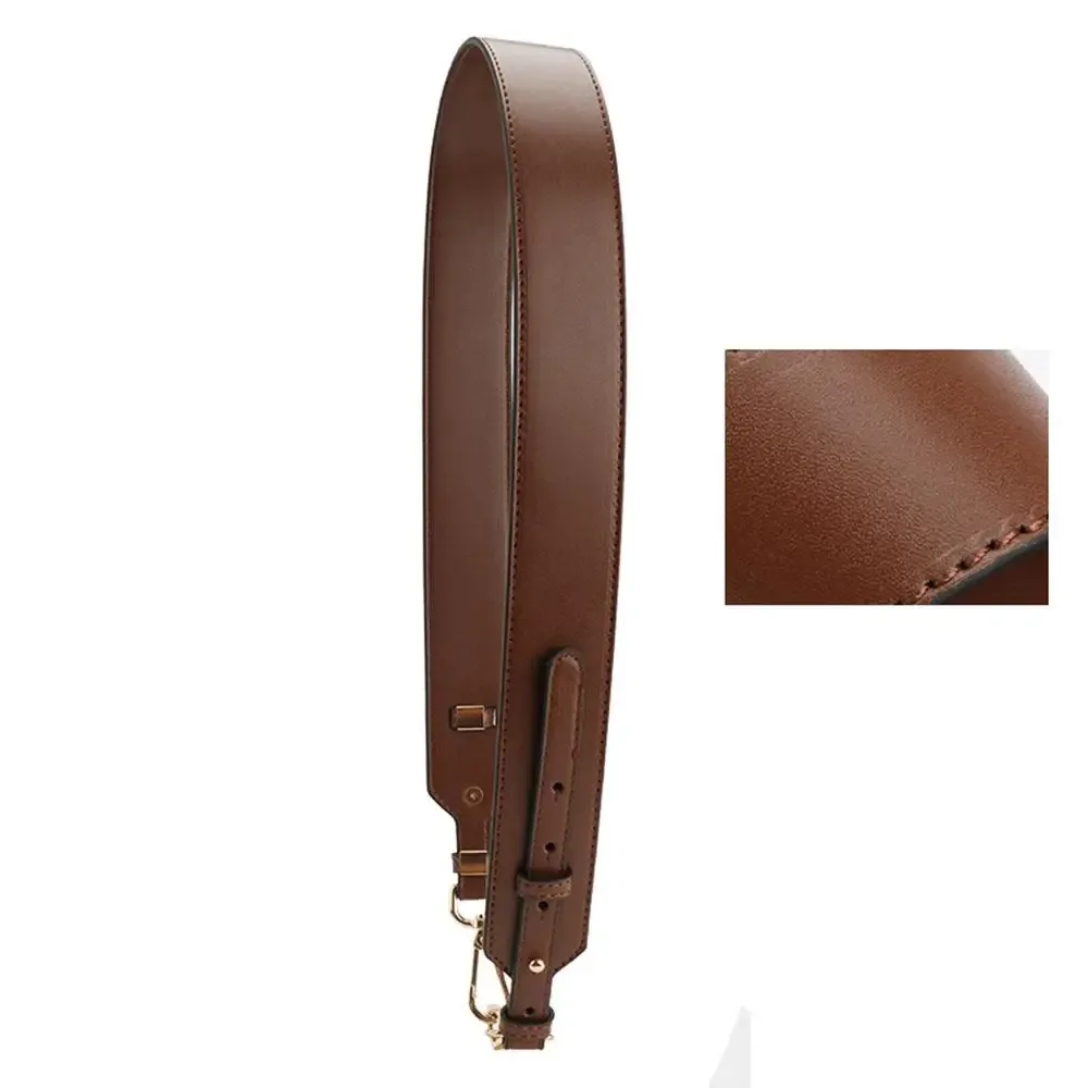 sangle de sac en cuir amovible, poignées de bricolage, sac à bandoulière réglable, large poignée de sac à main environnemental, remplacement de sangle initiée, accessoires