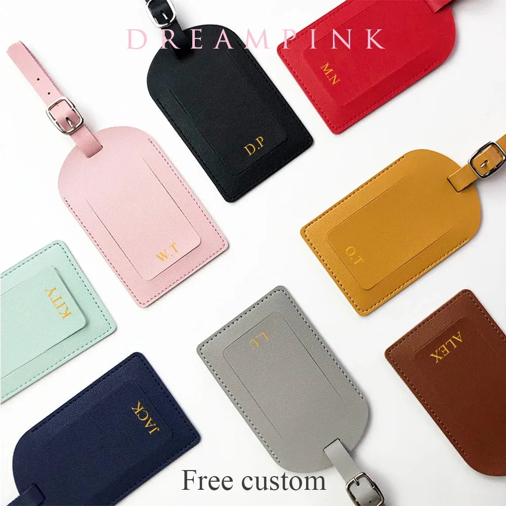 étiquette de bagage avec initiales personnalisées, lettres personnalisées pour hommes et femmes, étiquette de 