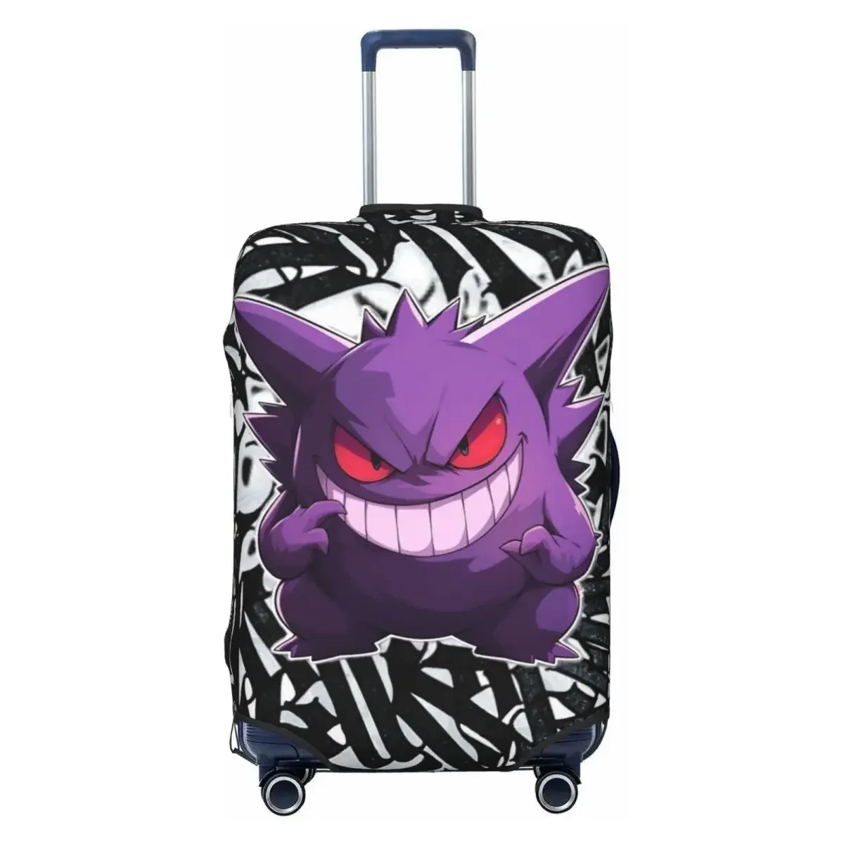 housse de bagage de voyage haut de gamme, imprimé p-pikachizer, universelle, 18-32 pouces, élastique, anti-poussière, anti-rayures, lavable