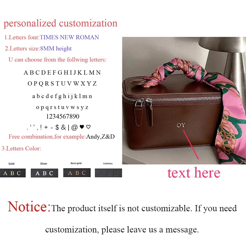 sac à cosmétiques en cuir pu verni personnalisé gratuit pour femmes, trousse de toilette étanche, sac à main de voyage, trousse de maquillage portable