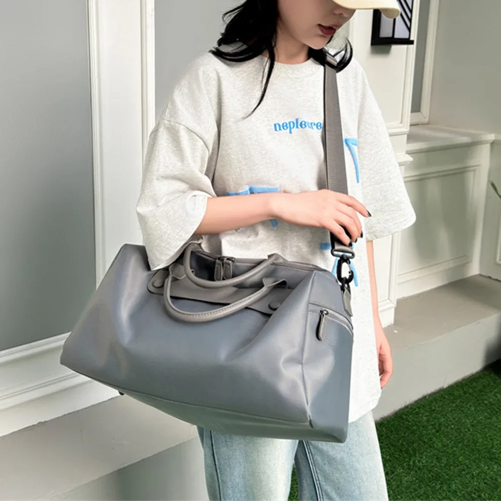 sac de voyage en toile grande capacité personnalisable avec nom, sac de rangement pour voyage d'affaires, sac bandoulière personnalisé, sac fourre-tout pour bagages