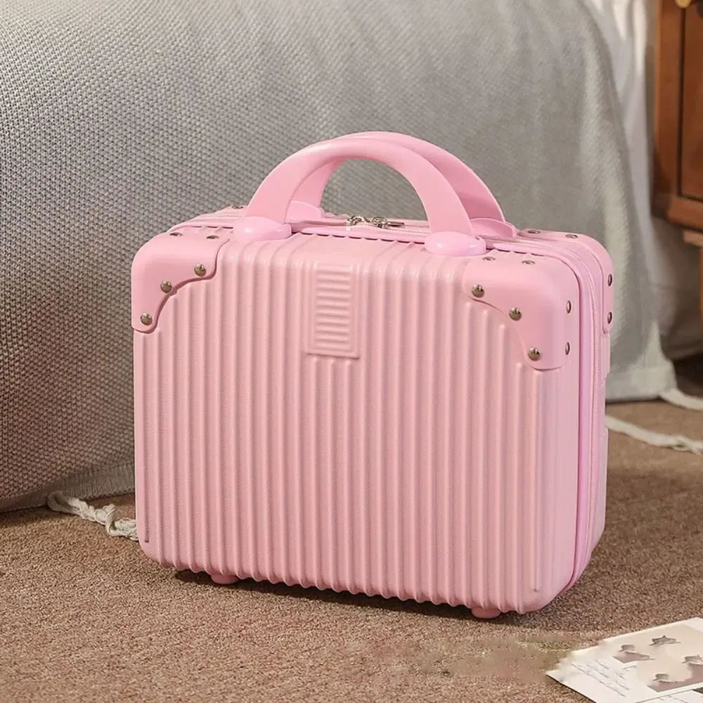 ventes flash : valise de voyage 14 pouces, mini trousse de maquillage, organiseur de voyage, valise cabine pour femmes
