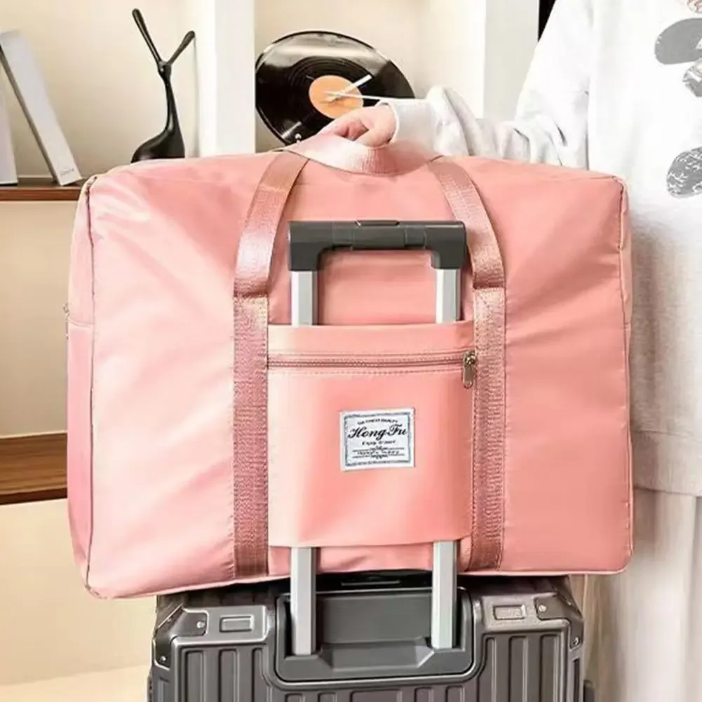 sac d'emballage de voyage, sac à bandoulière de grande capacité, sac oxford, sac mobile, sac de rangement de bagages, tissu d'avion portable pliant j8h7