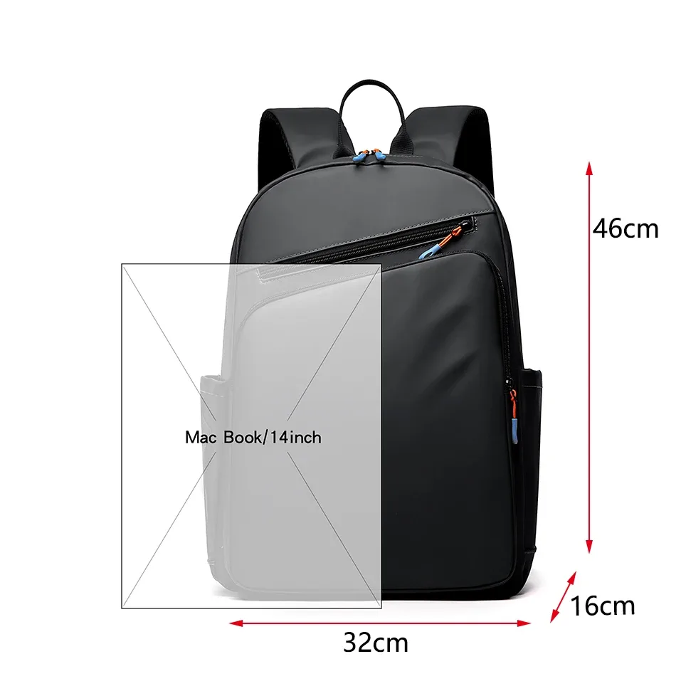 nouveau sac à dos homme à la mode sacs pour hommes de haute qualité sac d'ordinateur de grande capacité sacs d'école imperméables sac à main pour homme