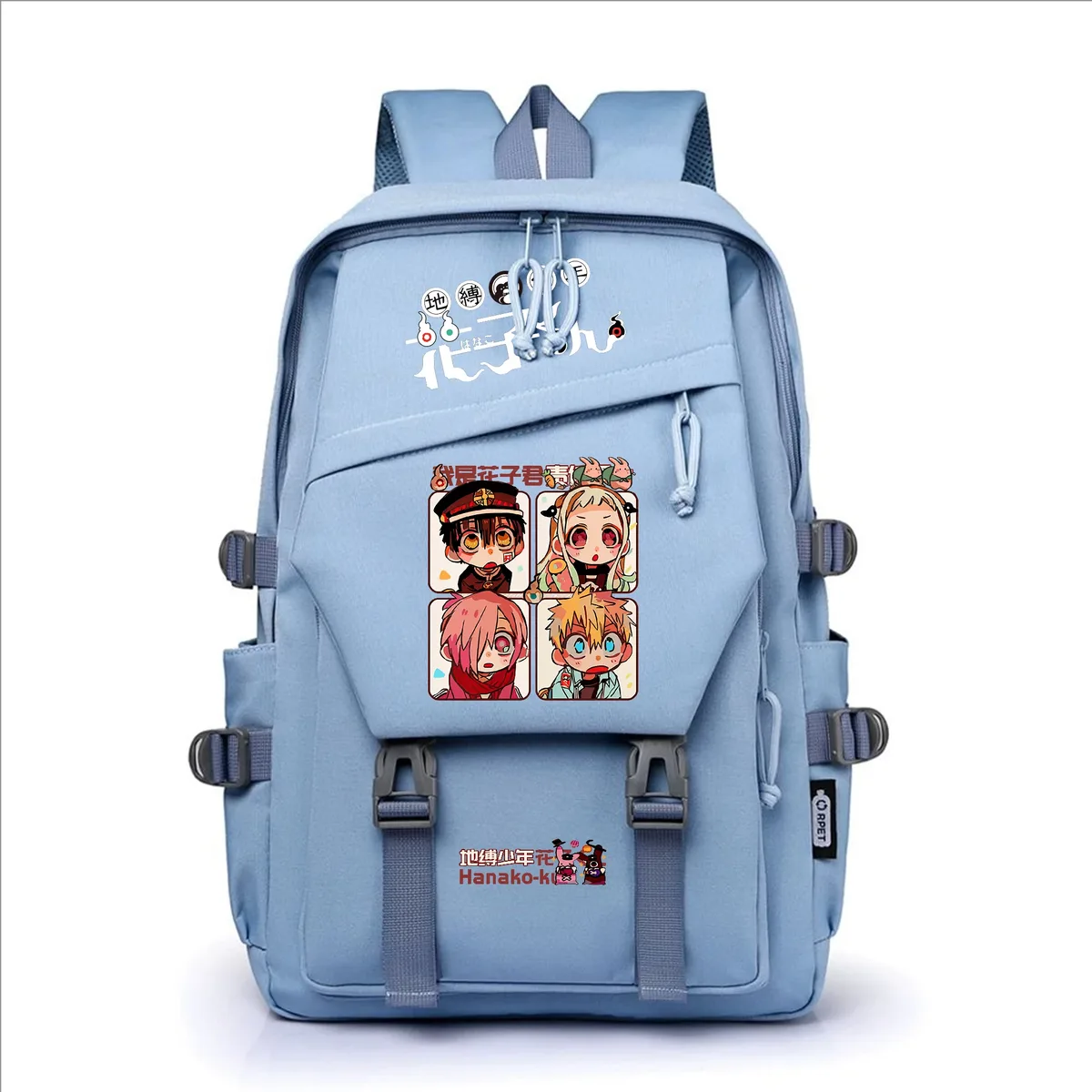 sacs à dos décontractés pour étudiants, sacs à livres pour filles, sacs à dos pour ordinateur portable, sacs à bandoulière, motif dessin animé anime toilet-bound hanako-kun