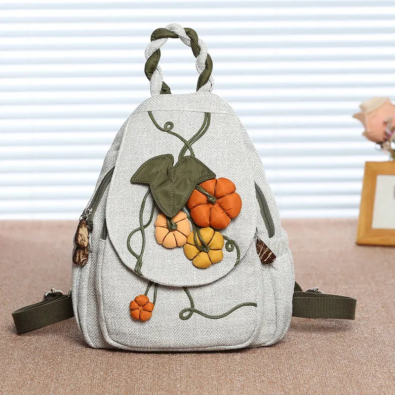 mode 3d dessin animé broderie femmes sac à dos décontracté femme voyage sac à dos joli style filles sac à dos sac à dos sac
