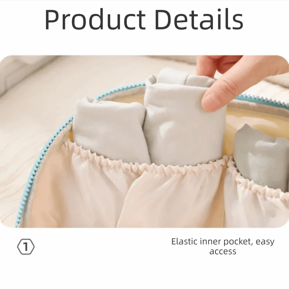 sac de rangement multifonction pour sous-vêtements, fonction de compression, ensemble trois-en-un, organisateu