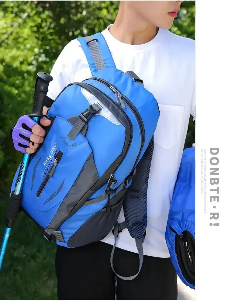 sac à dos de randonnée imperméable homefish 40l, grande capacité, respirant, unisexe, pour le camping, les voyages, l'escalade, les sports de plein air