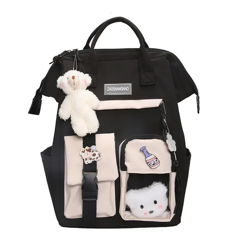 2026 sac à dos femmes couleur bonbon sacs à dos d'ordinateur portable mignon kawaii sacs de lycée pour adolescente japonais voyage camping sac à dos