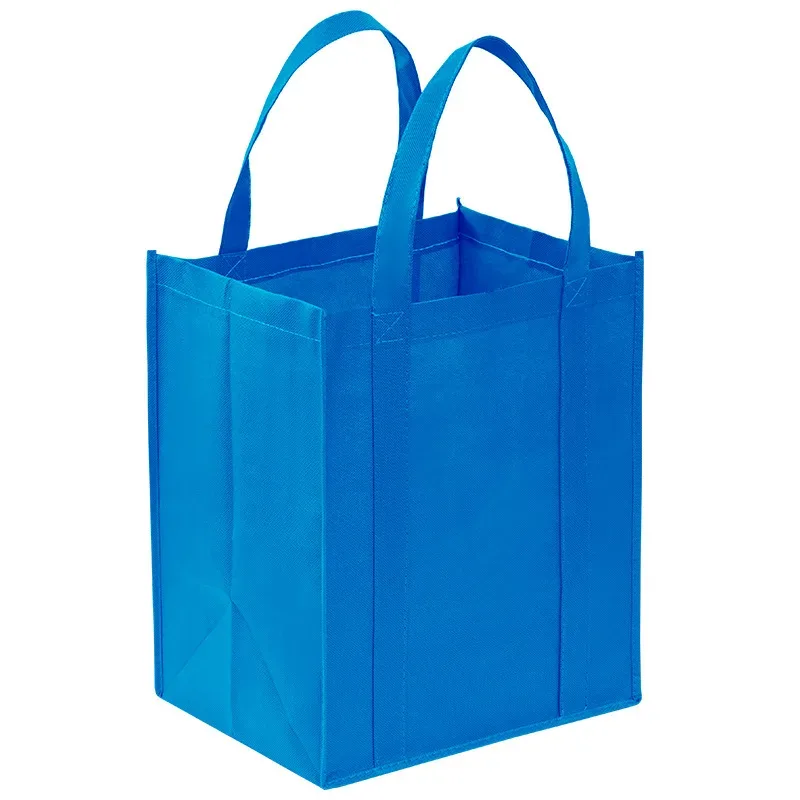 sac à provisions non tissé de grande capacité, sac fourre-tout pliable, sacs fourre-tout réutilisables, sac à main de voyage extérieur, pocommuniste de rangement