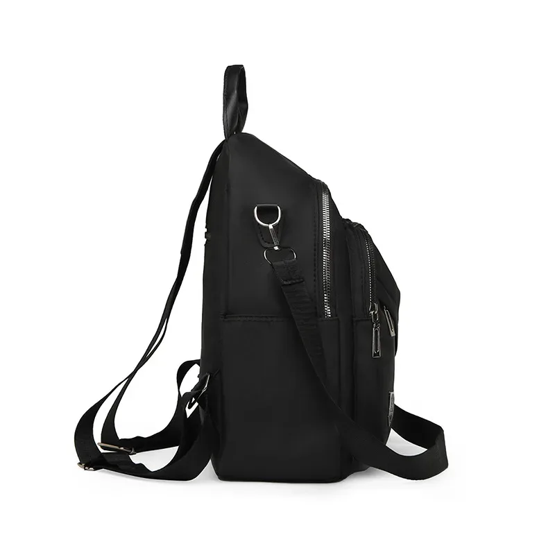 sac à dos décontracté pour femmes, sac de jour noir de grande capacité, nouveau sac à bandoulière tendance pour filles et dames