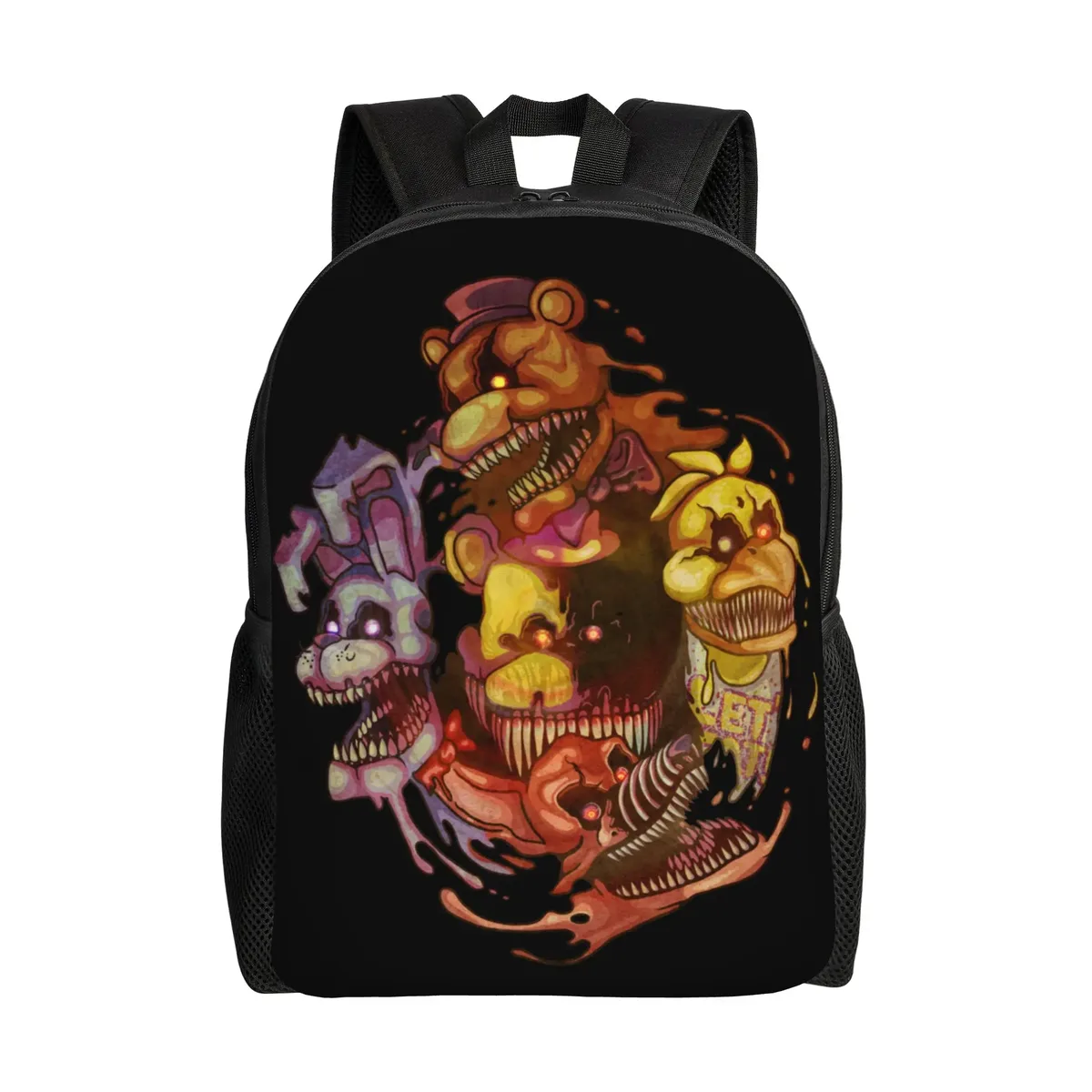 sac à dos foxy fnaf it's me cool, cadeau pour le lycée, la randonnée, les voyages, sac à dos de jeu freddy pour hommes et femmes, sacs en toile pour l'université