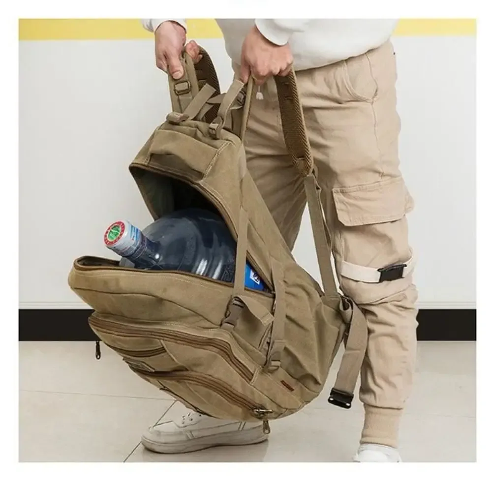 sac à dos de voyage de haute qualité, grande capacité, 50l, sac d'école épaissi, résistant à l'usure, sac à bandoulière pour hommes, extérieur