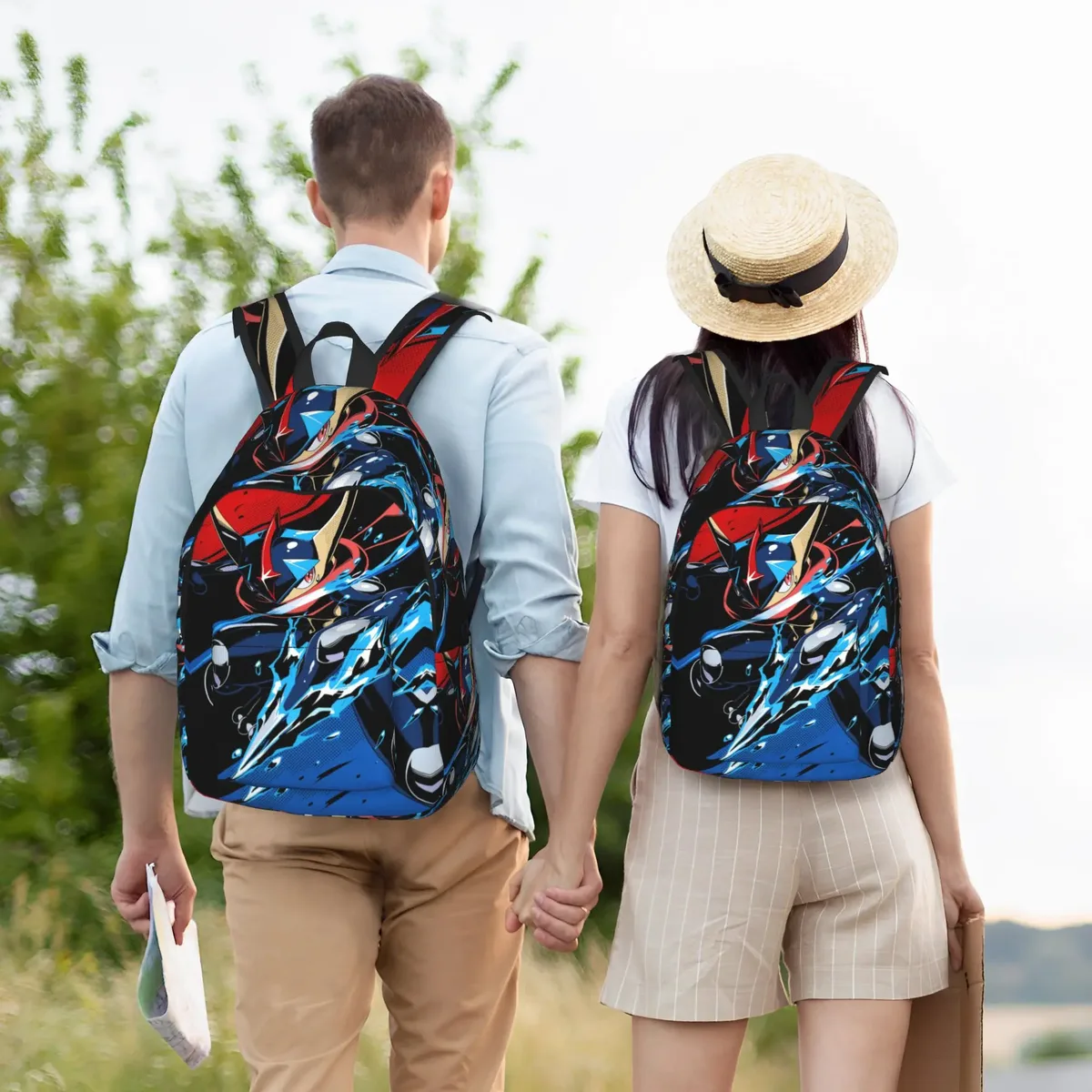 sac à dos pokémon tendance, mochilas, sac à dos décontracté pour le camping, fermeture à glissière