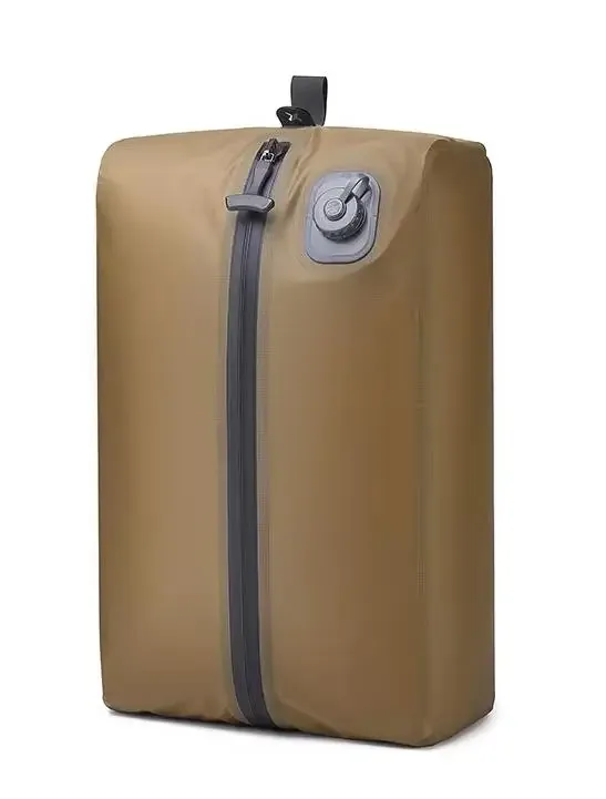 sac sous vide automatique (pompe à air à l'intérieur) sac de rangement réutilisable sac de compression de voyage pliant en plein air pour valises sac à dos bagages