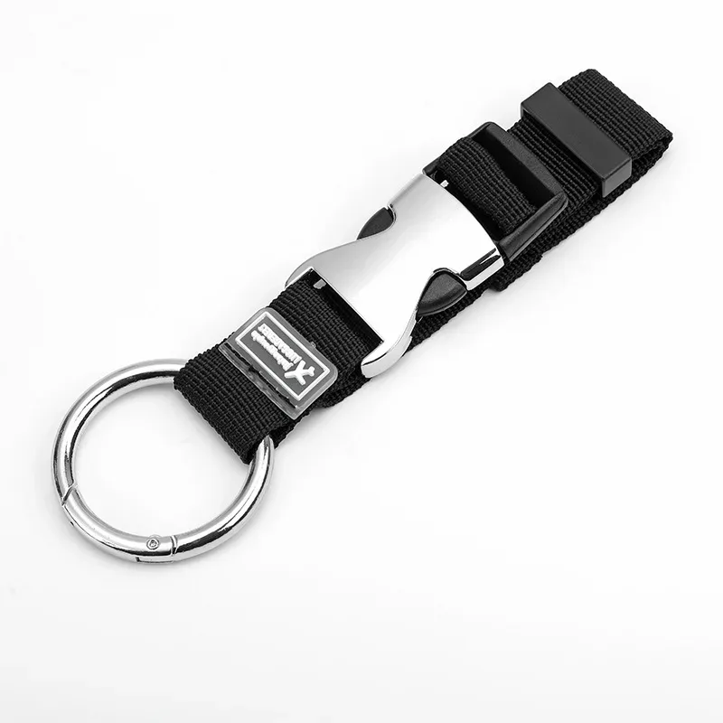 sangle de fixation multifonctionnelle pour bagages de voyage, sangle externe pour sac à dos, sangle portable en métal, ceinture de bagage réglable en nylon durable