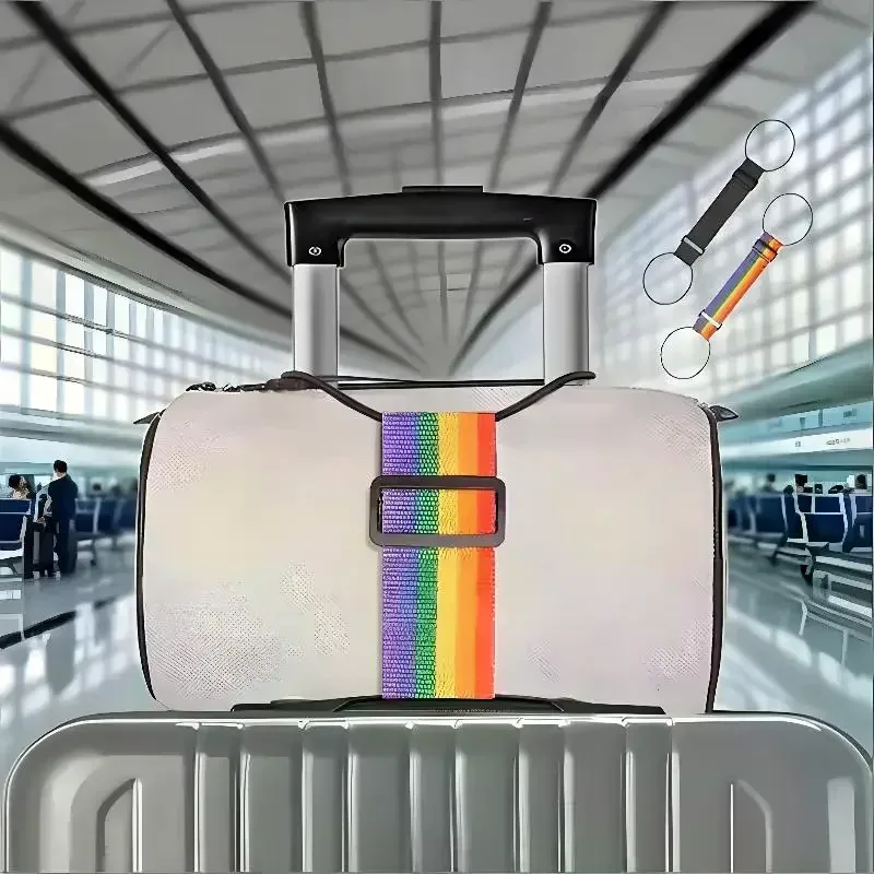 sangle de bagage élastique réglable, ceinture de sécurité de voyage, pour bagages à main, transport sécurisé des bagages