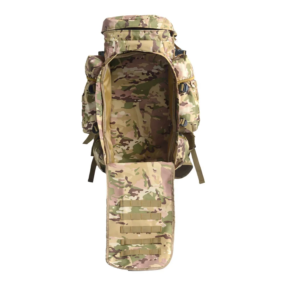 sac à dos multifonctionnel de grande capacité de 75 litres, pour le sport de plein air, le cyclisme, la randonnée, les activités récréatives, tactique