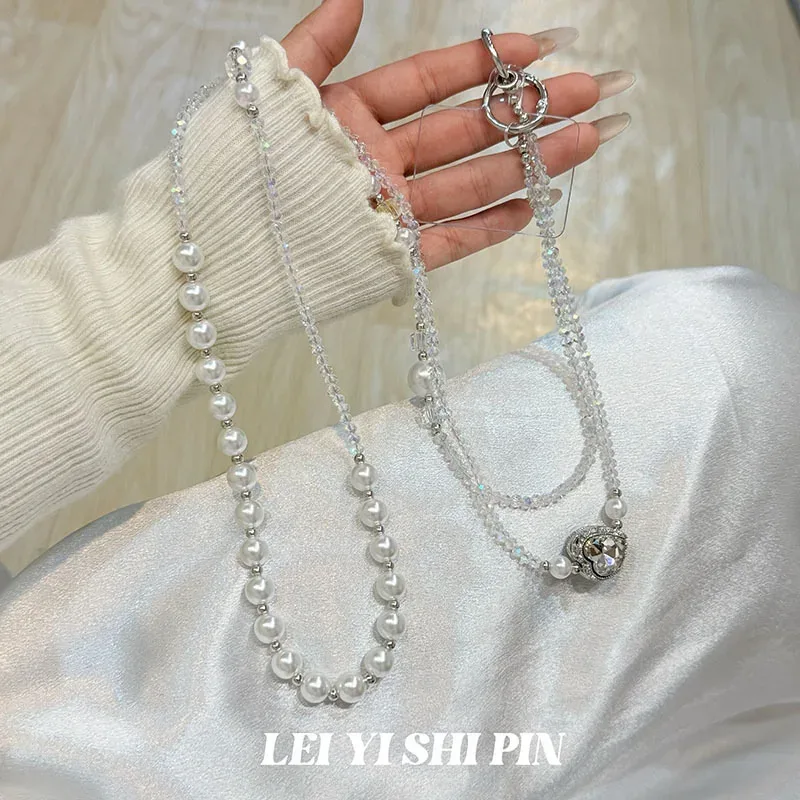 chaîne de téléphone créative et amusante, fleur 3d tissée à la main, pendentif de sac bandoulière, style ethnique, porte-clés kawaii
