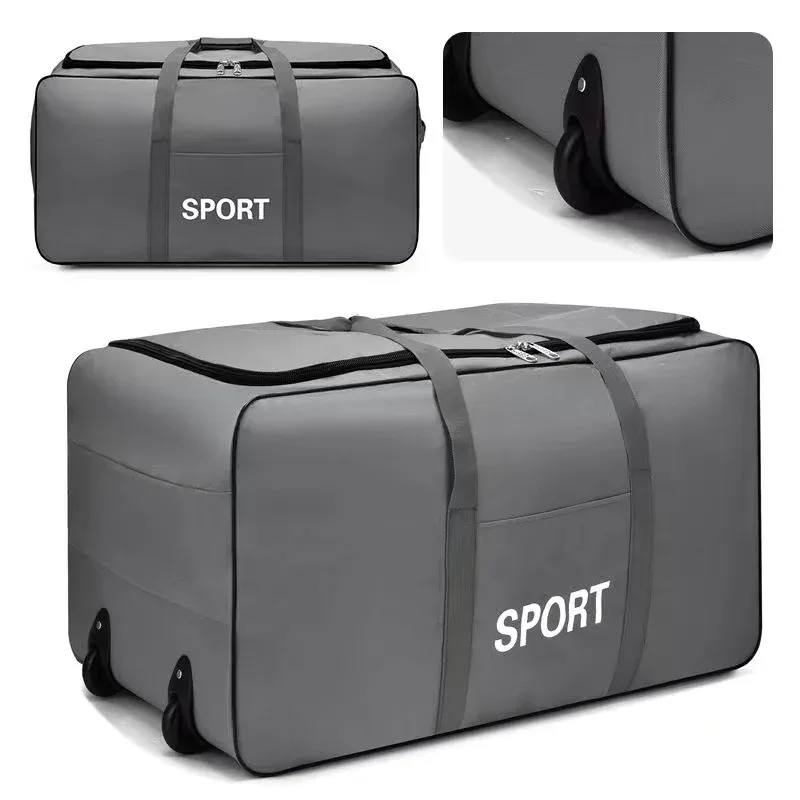 sacs à roulettes pliables avec roulettes, sac de rangement pour bagages, bagage à main de grande capacité, valise à roulettes extensible electrolux