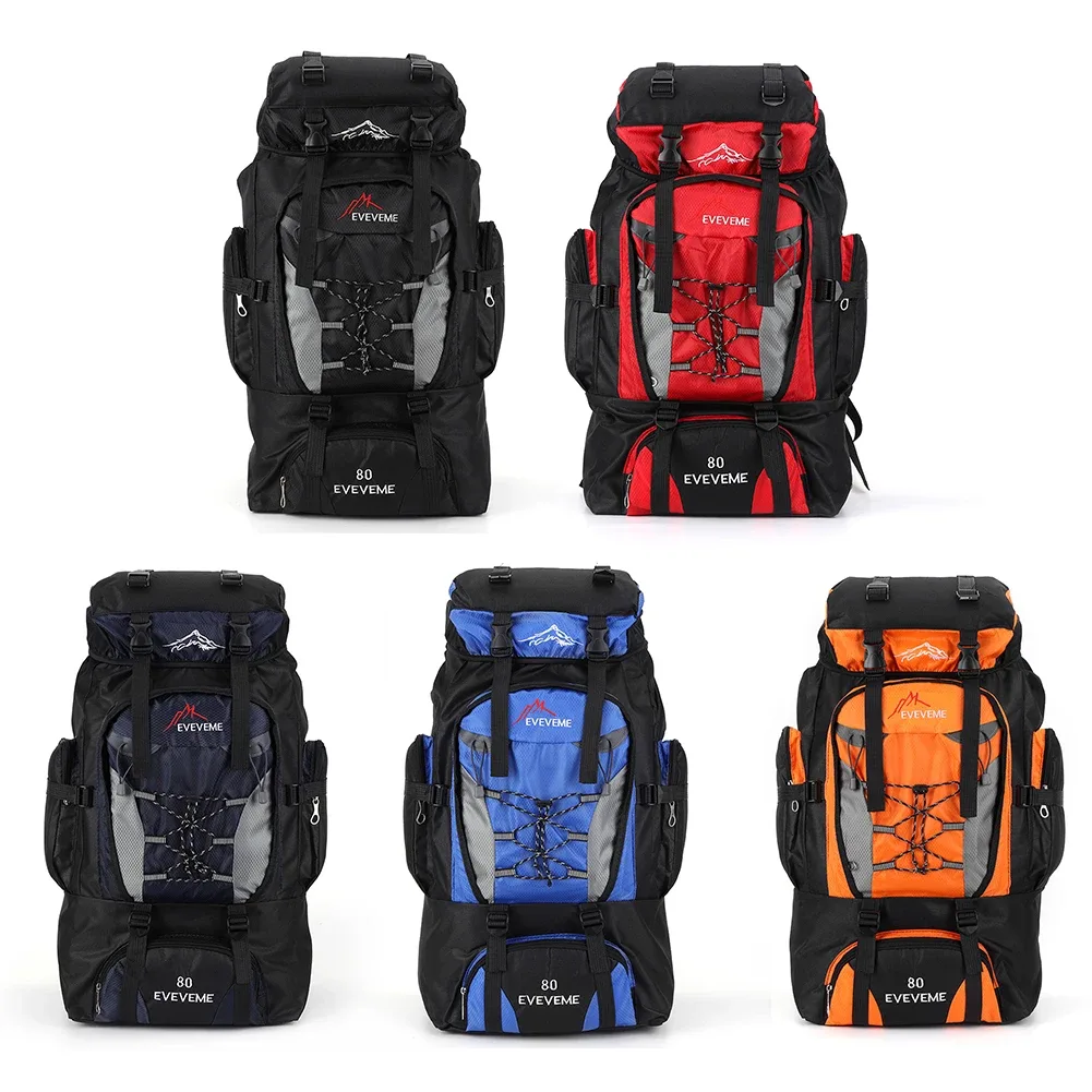 sac à dos de voyage 80l pour hommes, grand sac de randonnée, sac à dos de tourisme, imperméable, pour sports de plein air, escalade et alpinisme