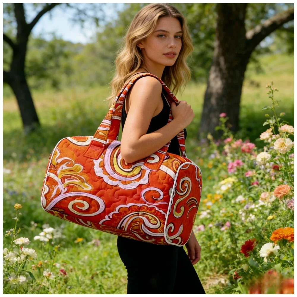 sac fourre-tout matelassé pour homme et femme, grand sac hobo chic bohème, sac à bandoulière unique à imprimé cachemire, sac de plage spacieux, sac de voyage fourre-tout