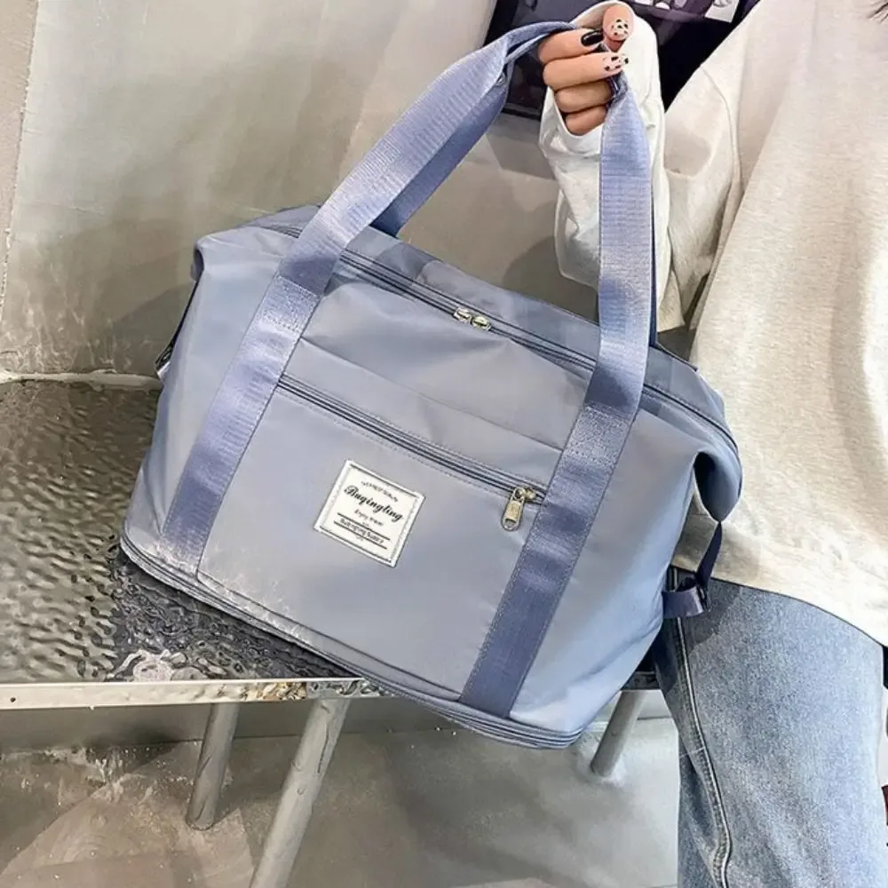 sac de natation oxford, sac de voyage pliable et extensible, sac à main de rangement étanche avec séparation humide/sec, sac fourre-tout de voyage professionnel