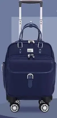 valise cabine 16 pouces pour femme, bagage à roulettes économique pour avion, sac de voyage à roulettes pour femme, sac fourre-tout de voyage