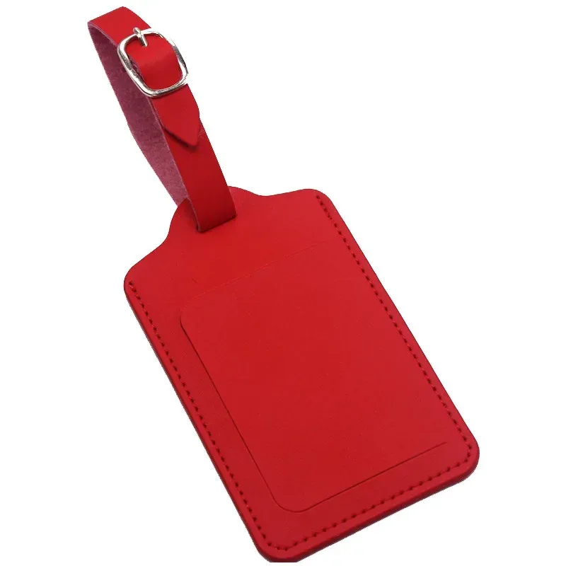étiquettes de bagage pour hommes et femmes, porte-nom d'adresse d'identification de valise, étiquettes d'embarquement de bagages, étiquette portable en cuir pu, accessoires de voyage