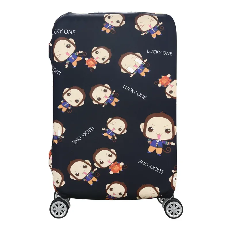 juste de bagage élastique pour enfants, housse de bagage de voyage, housse de bagage de dessin animé, accessoires de voyage