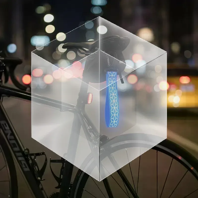 sangles de sécurité réfléchissantes haute visibilité, 2 pièces, avec clips mousquetons robustes, pour sac à dos de cyclisme et de randonnée