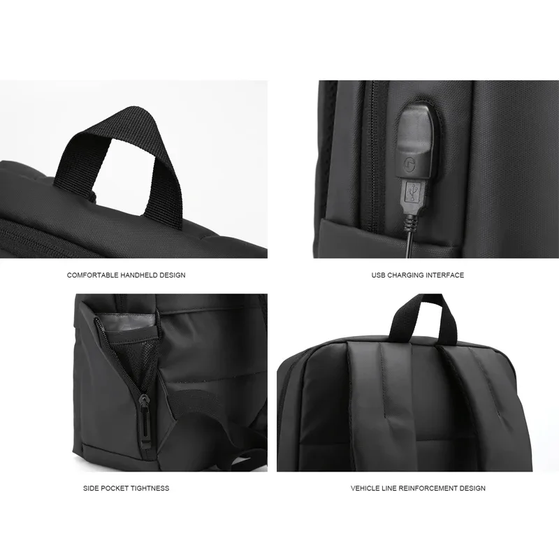 sac à dos de voyage étanche personnalisé pour hommes, sac à dos pour ordinateur, cadeau d'entreprise, impression de logo, motif de nom, mode de travail