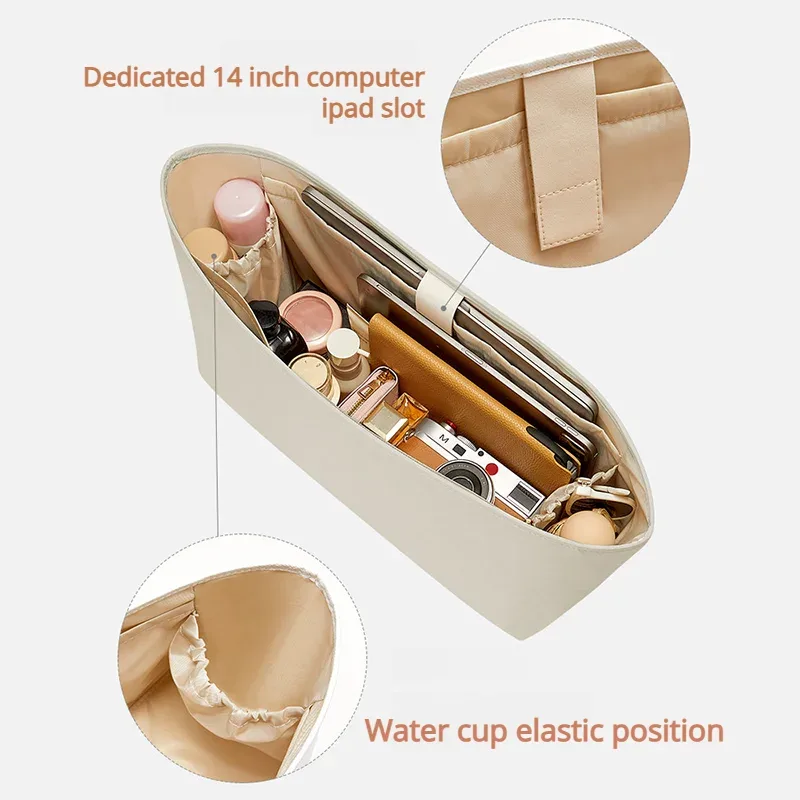 sac organisateur insérer pour entraîneur city33, fourre-tout durable et étanche, rangement d'ordinateur en nylon, sac de modification intérieure, accessoires