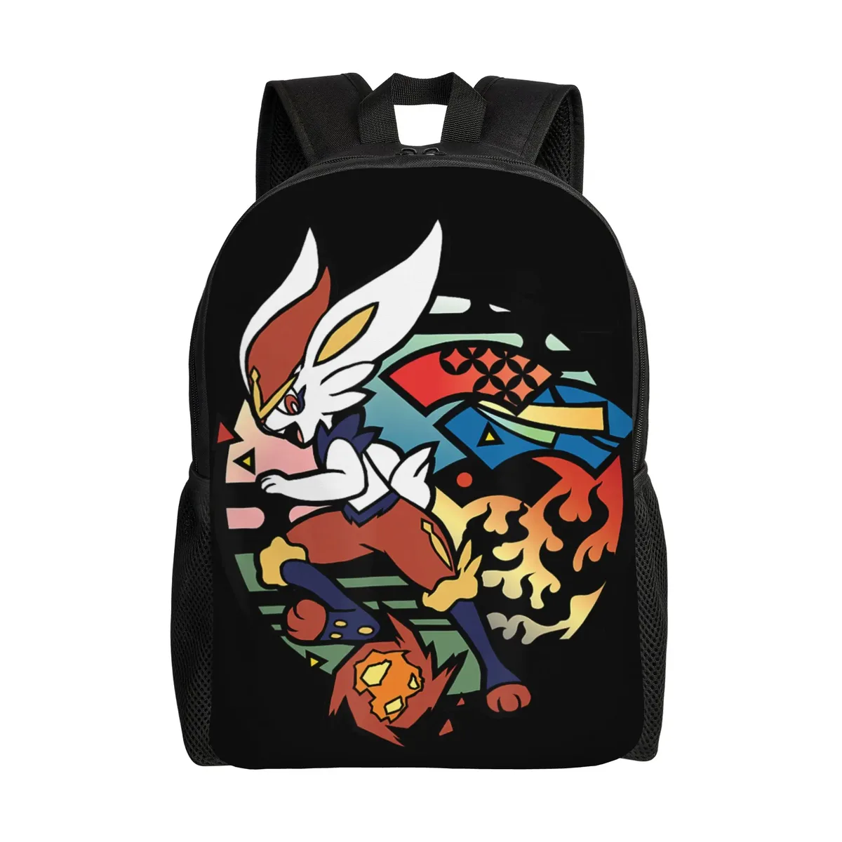 sacs à dos pokemon, sac à dos mignon happy piplup collage big chest poster daypack, sac à dos d'extérieur avec fermeture à glissière