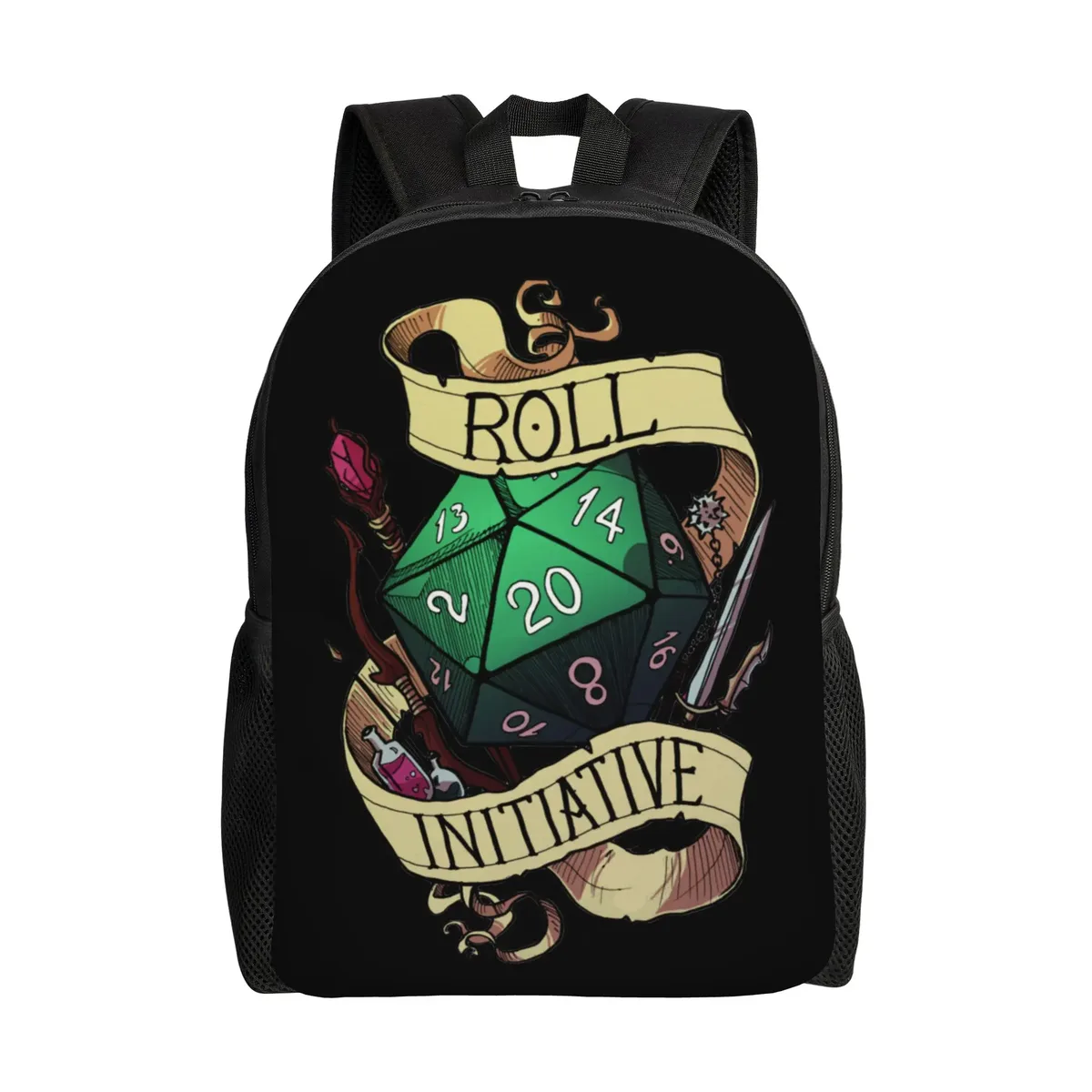 sac à dos dungeon dragon dnd pour hommes et femmes, sac à dos cool pour étudiants et professionnels, sac à bandoulière pour ordinateur portable, cadeau