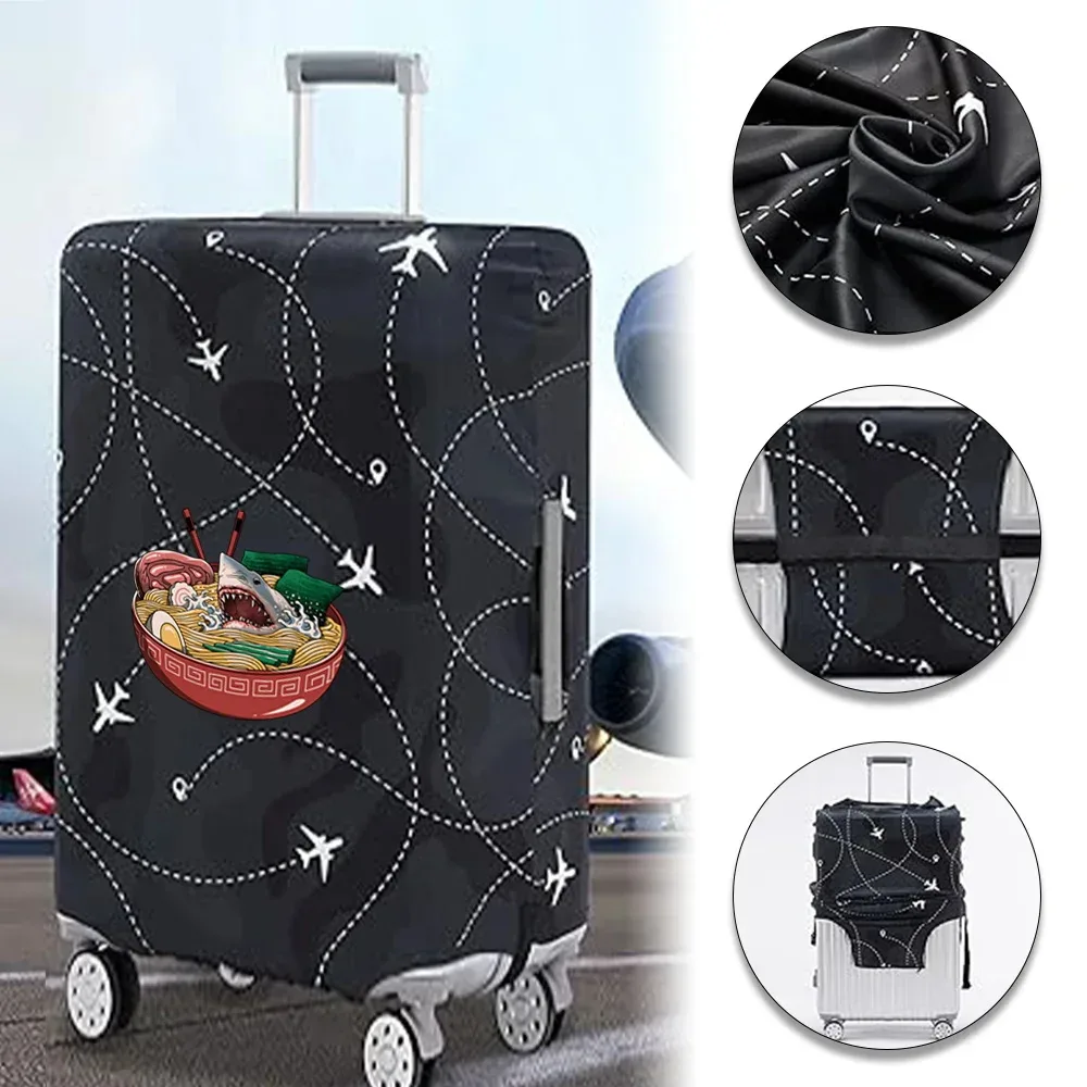 couvertures de bagages de voyage, housse de protection, housses de valise anti-poussière commandées, série d'impression de dessin animé, accessoires de voyage for18-32inch