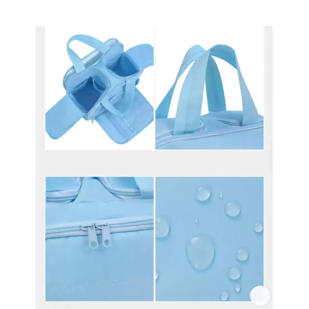 grande trousse de toilette femme grande capacité, sac de voyage imperméable pour cosmétiques, organisateur de maquillage et articles de toilette avec compartiments pour douche