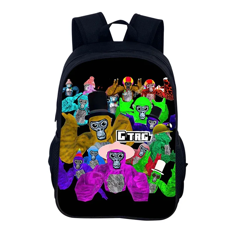 sac à dos scolaire gorilla tag, mochila gorilla tag, sac à dos pour étudiant, cadeau de noël