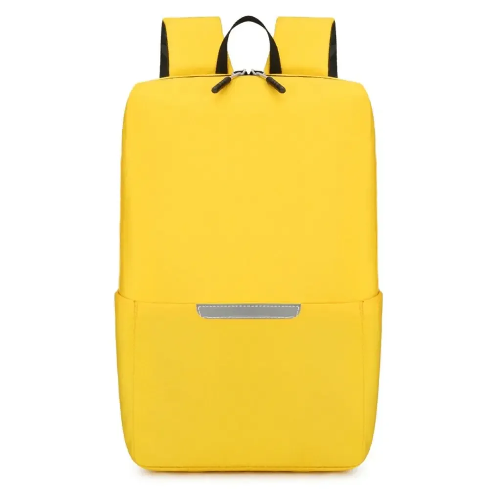 femmes hommes décontracté imperméable petit sac à dos grande capacité cartable sacs d'école couleur unie sac de voyage livre sacs adolescents