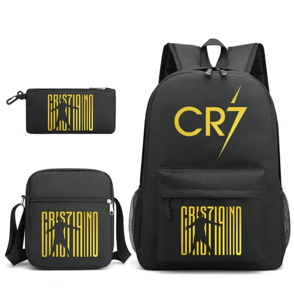 sac à dos imprimé cr7, sac à dos de sport, de football, décontracté, pour femmes et hommes, sacs d'école pour ordinateur portable, sacs d'école harajuku, sacs de voyage pour femmes et hommes