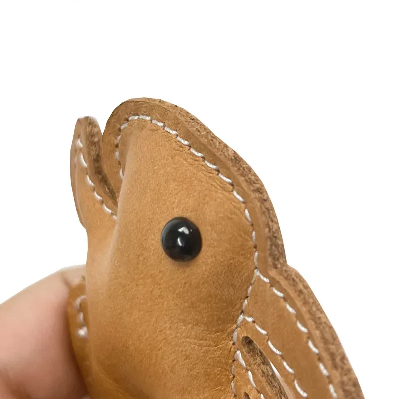 nouveau mignon en cuir de vache lapin porte-clés mini hommes et femmes sac à main pendentif à la mode porte-clés sac à bagages pièces accessoires