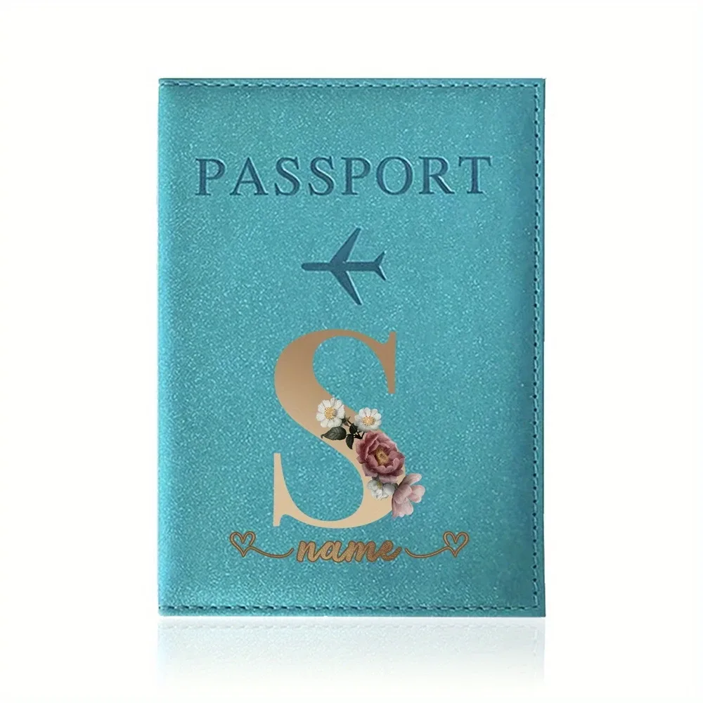 porte-passeport personnalisé avec nom personnalisable - capable d'imprimer des noms jusqu'à 26 lettres.