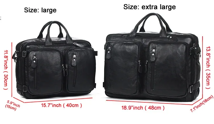 sac de voyage multifonction en cuir véritable pour hommes, fourre-tout de voyage, de voyage, de week-end