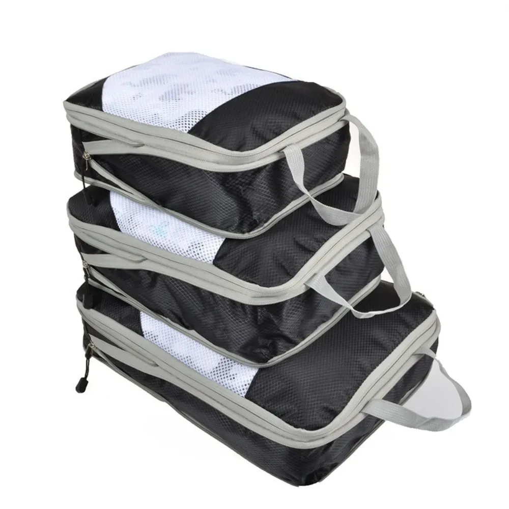 sacs de compression en nylon, organisateurs de vêtements imperméables et peu encombrants, extensibles et pliables, pochettes de tri pour vêtements, camping