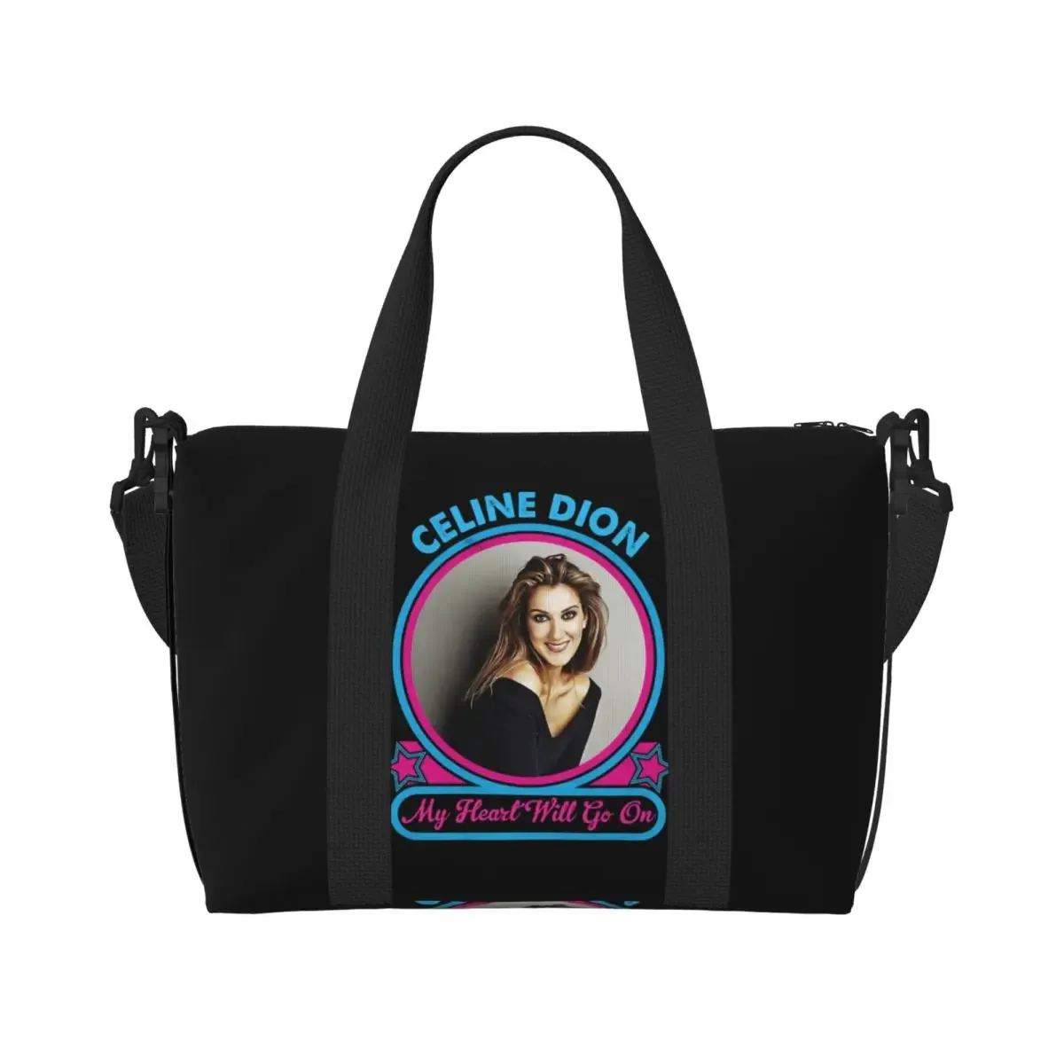 rambutterurai c-celine-s d-dion-s tour dates sac de voyage de plage sacs fourre-tout pour salle de sport yoga femmes shopping sac à bandoulière