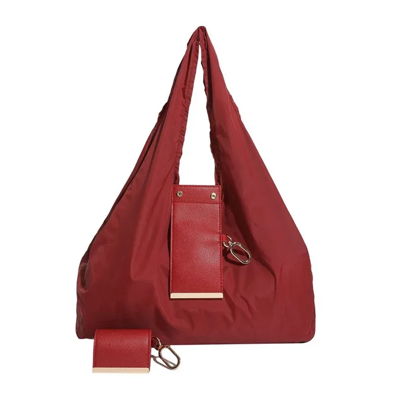 sac de rangement élégant pour accessoires et porte-clés de voyage, sac de courses pratique et écologique de grande capacité